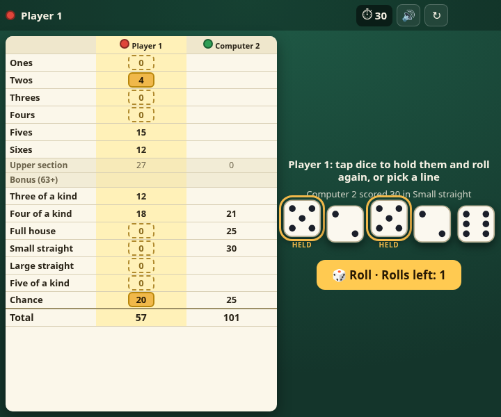 Five Dice