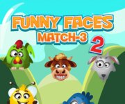 Lustige Gesichter Match 3