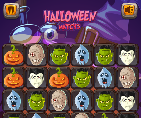 Match 3 di Halloween